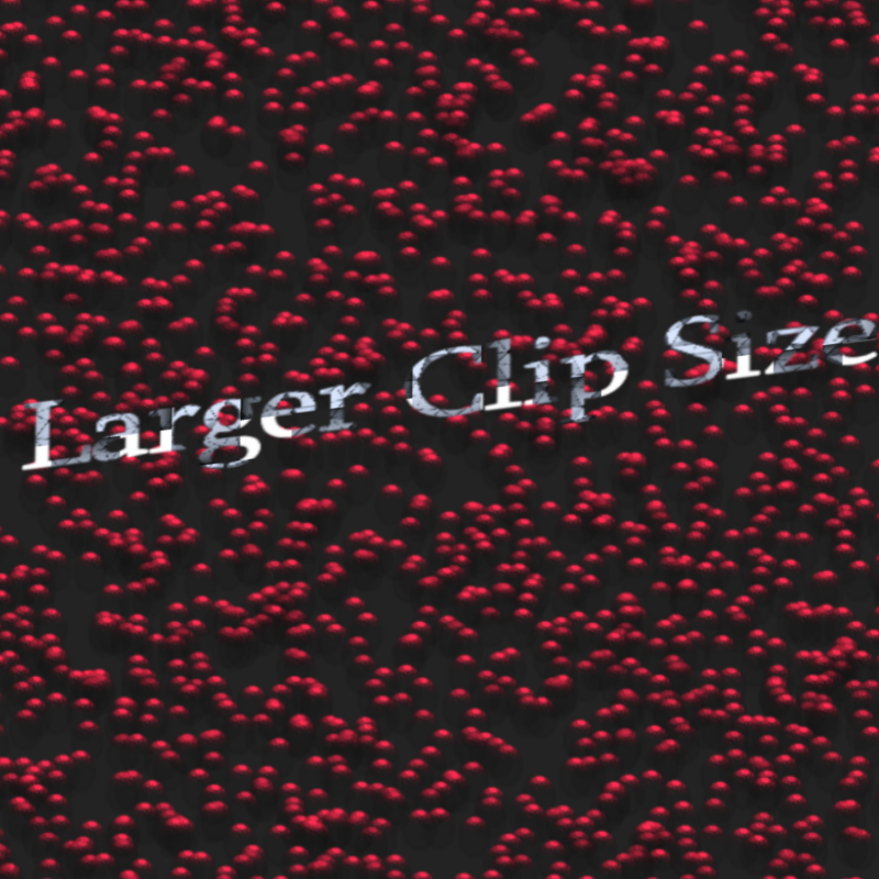 Trigger Fingers with Larger Clips for Guns