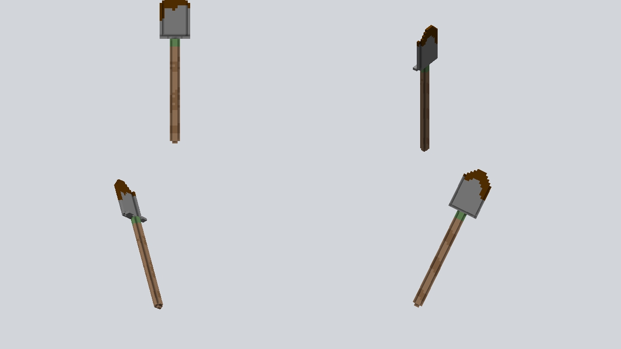 Trench Shovel--Dirt Stained
