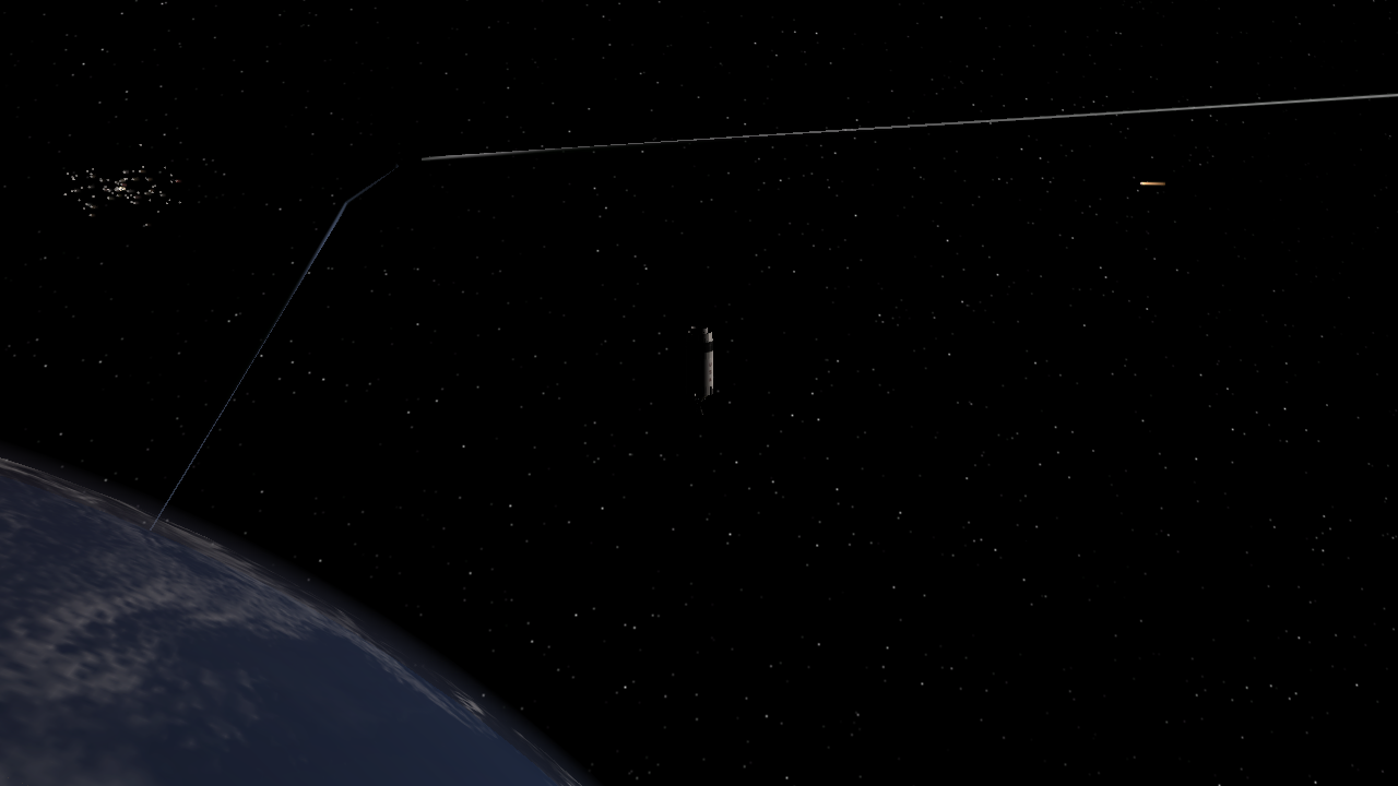 rocket ship hiting mars at 2% the speed of light