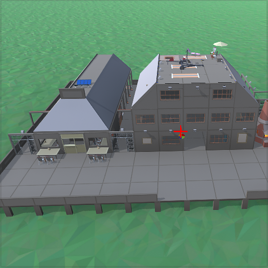 Ocean side town