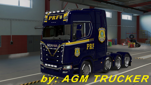 SKIN TRUCK SCANIA S PRF - CANAL AGM TRUCKER