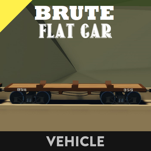 Brute flat car 1850