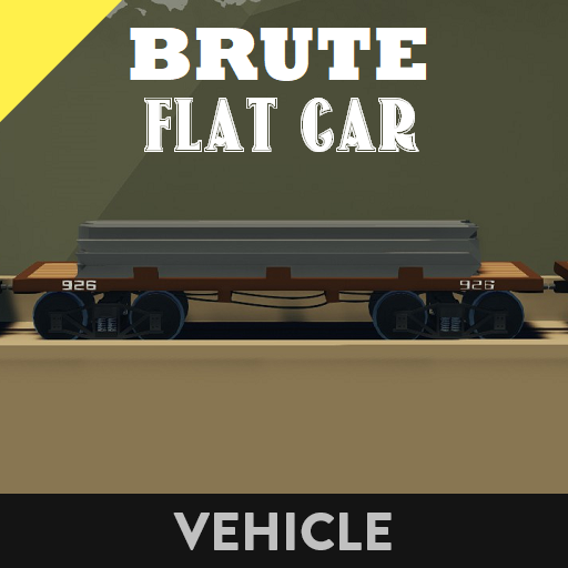 Brute flat car 1850 steel