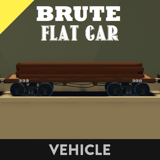 Brute flat car 1850 lumber