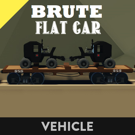 Brute flat car 1850 statemen