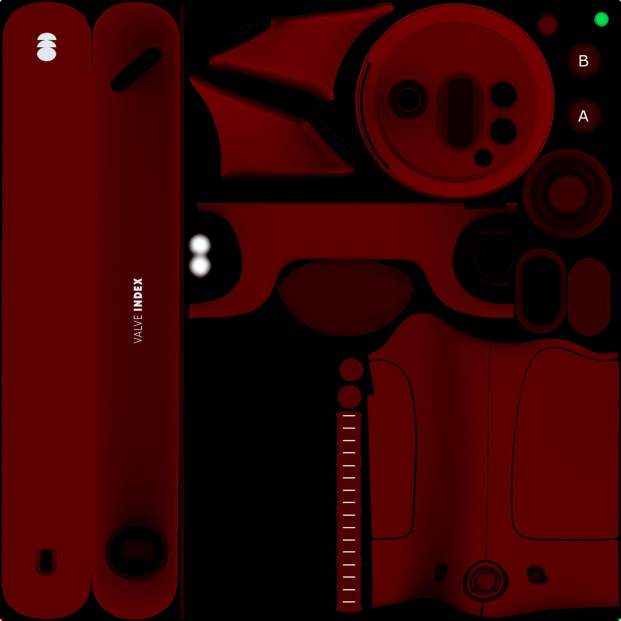 Index Controller Skin - Simple Red [LEFT]