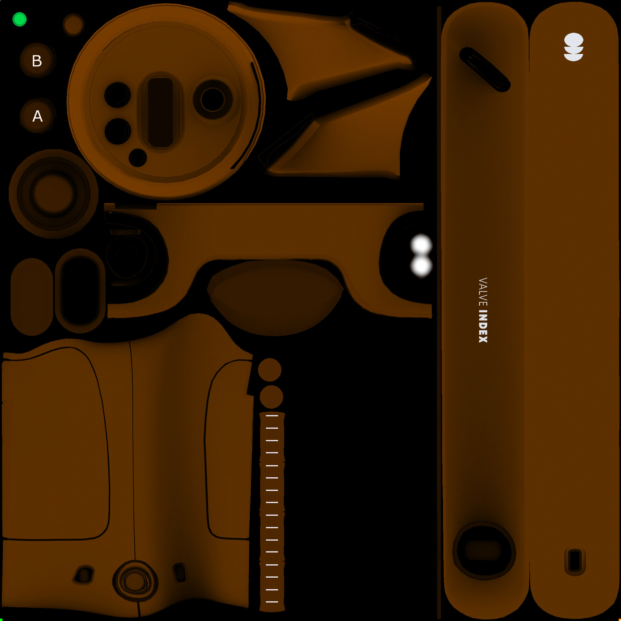Index Controller Skin - Simple Orange [RIGHT]