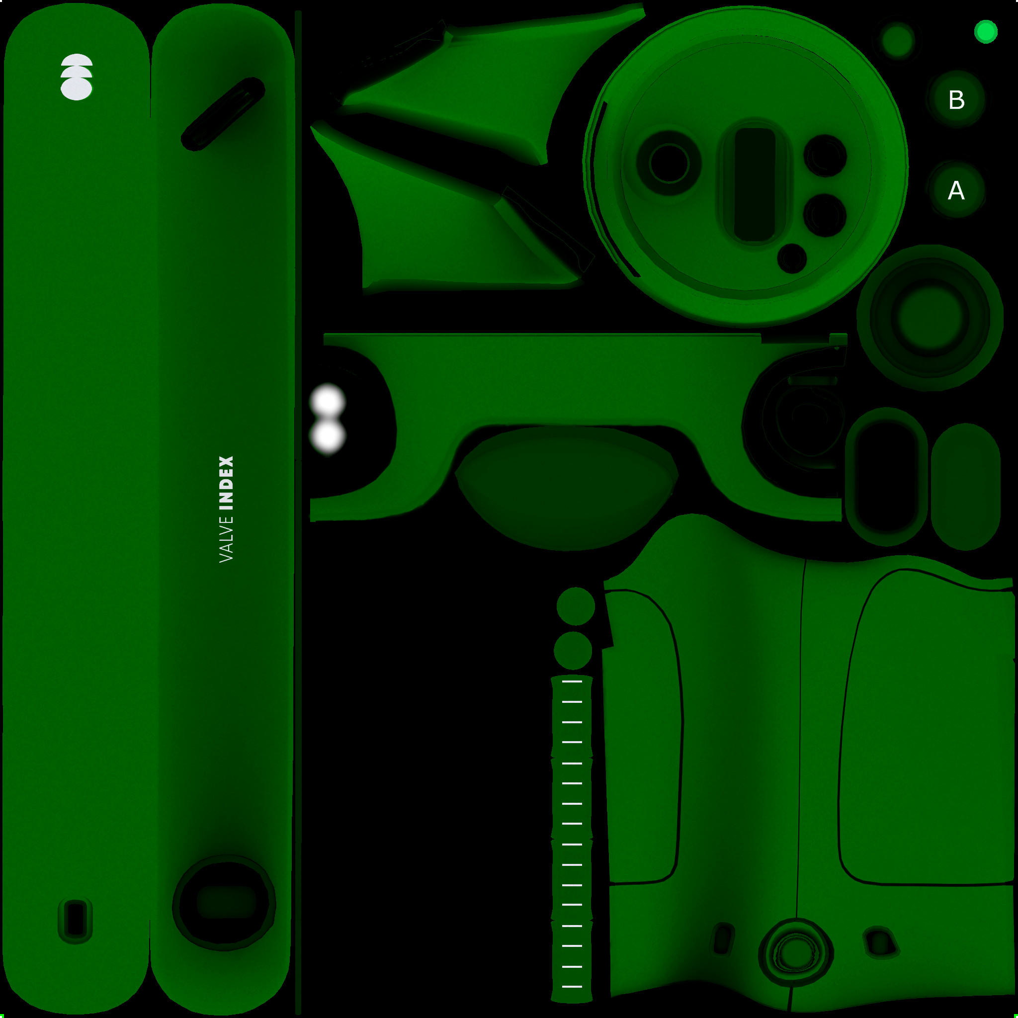 Index Controller Skin - Simple Green [LEFT]