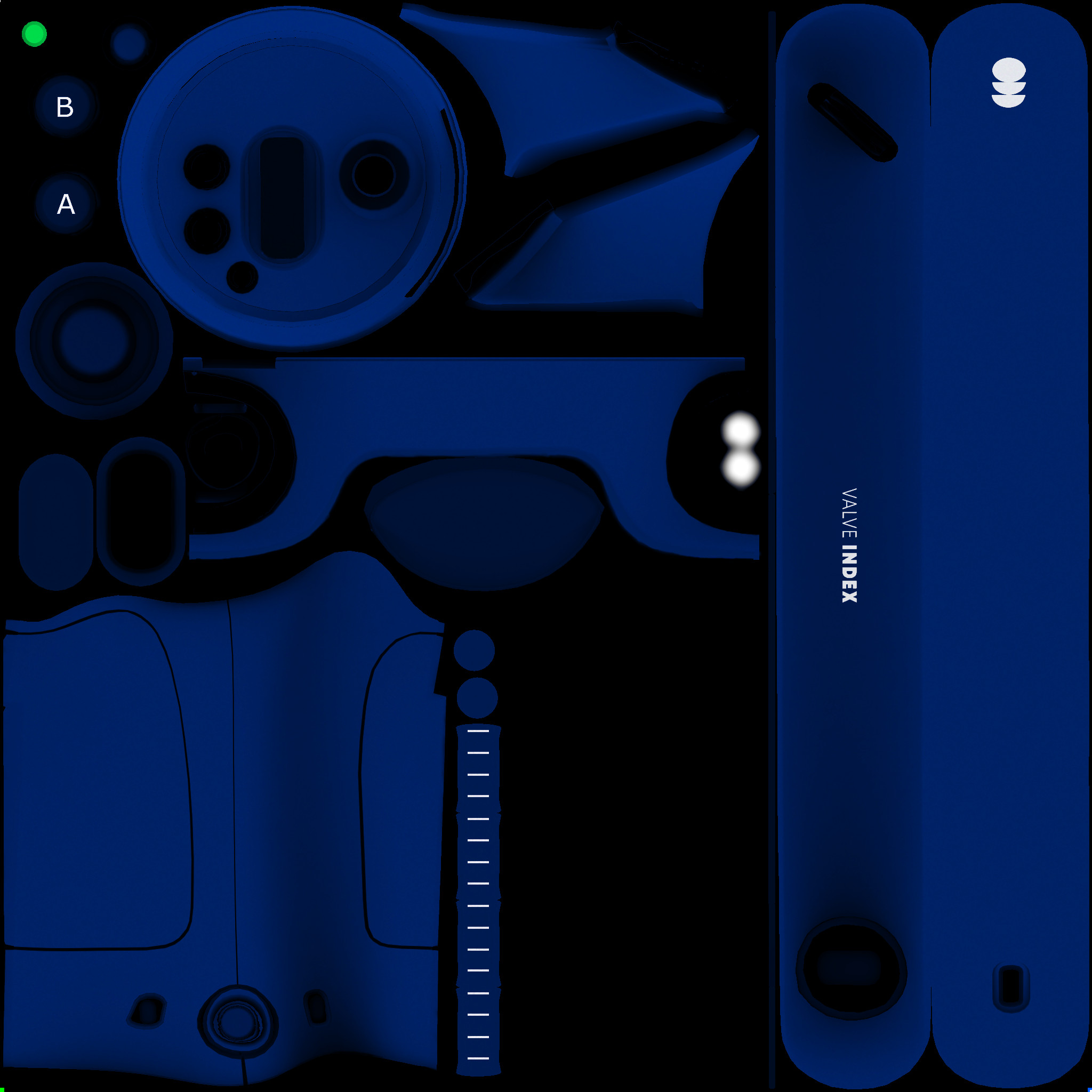 Index Controller Skin - Simple Blue [RIGHT]