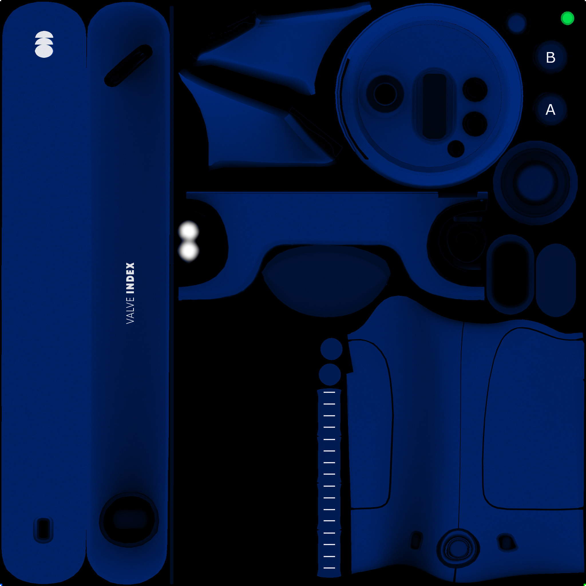 Index Controller Skin - Simple Blue [LEFT]