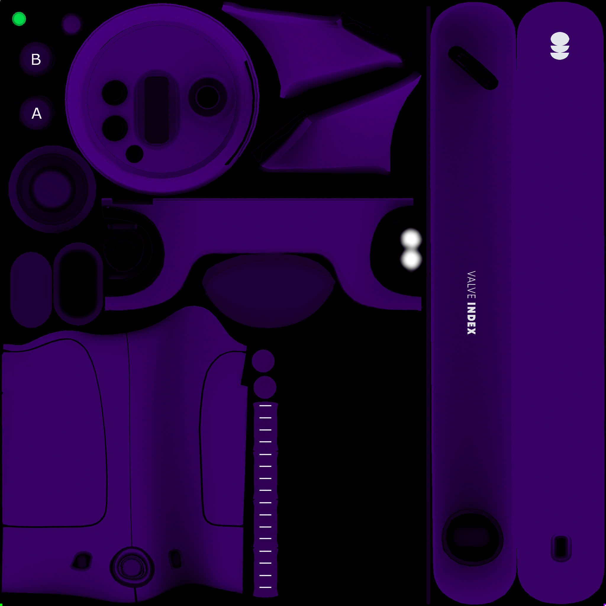 Index Controller Skin - Simple Purple [RIGHT]