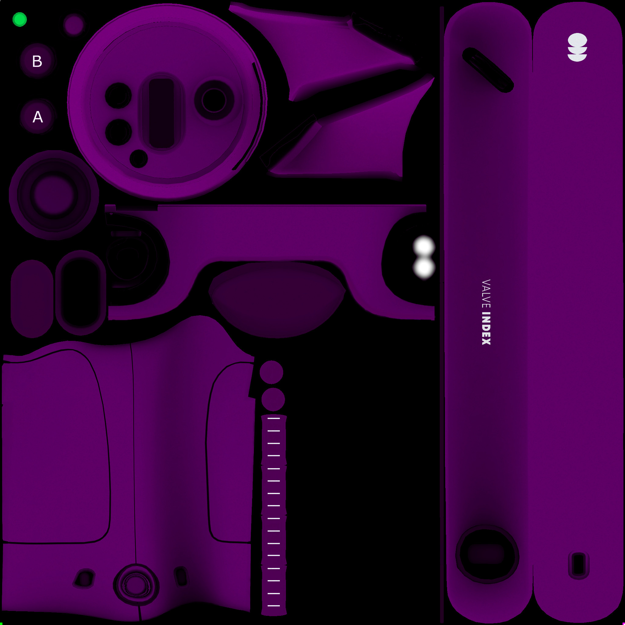 Index Controller Skin - Simple Magenta [RIGHT]