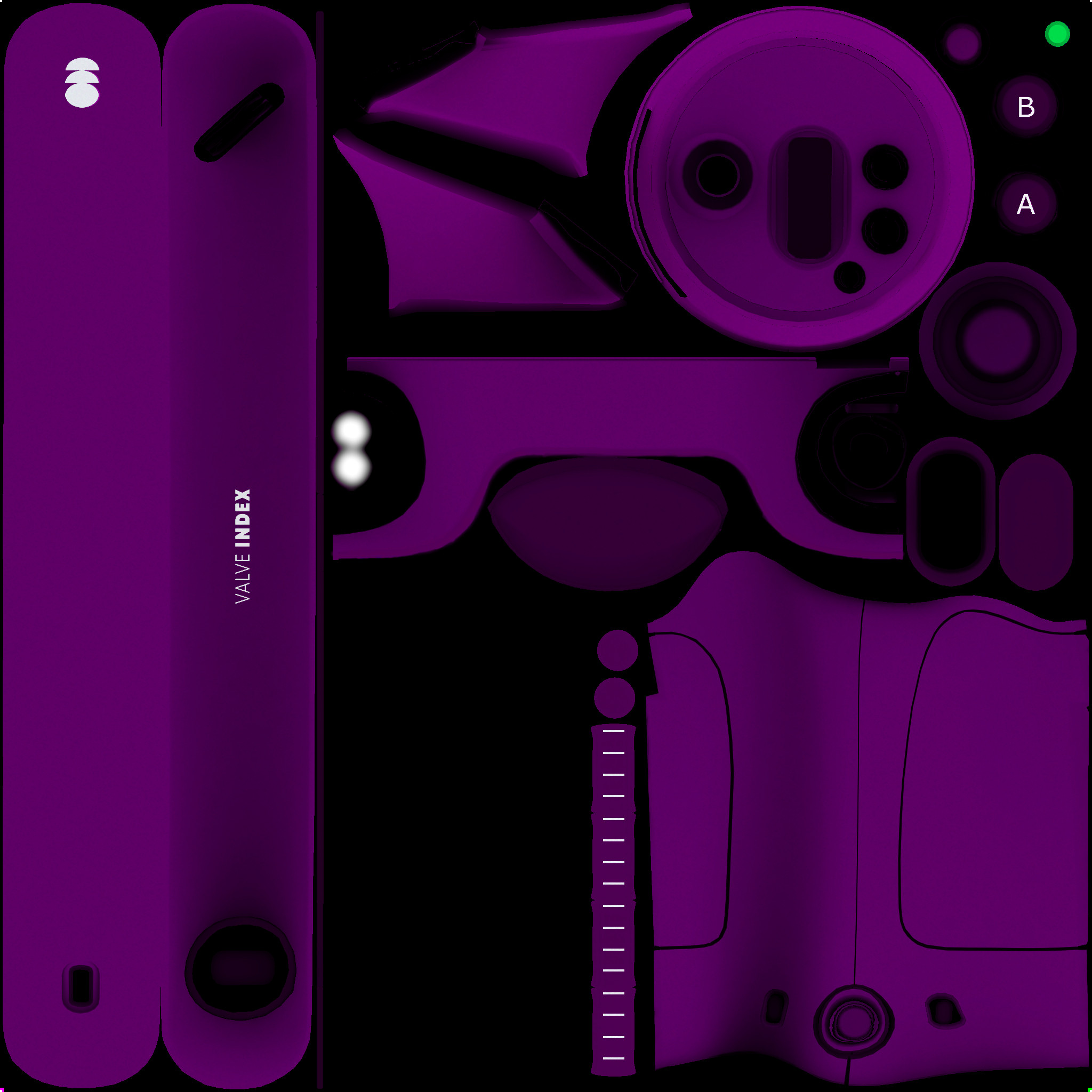 Index Controller Skin - Simple Magenta [LEFT]