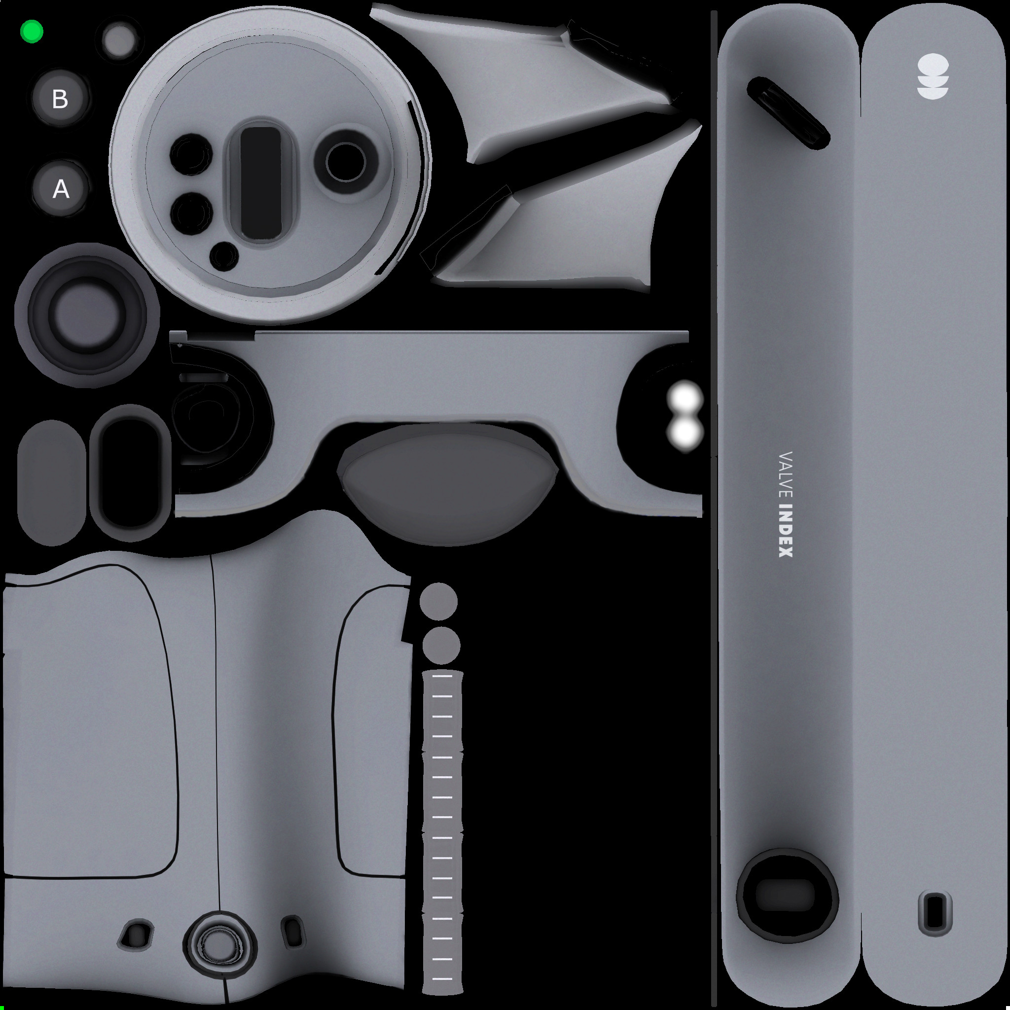 Index Controller Skin - Simple White [RIGHT]