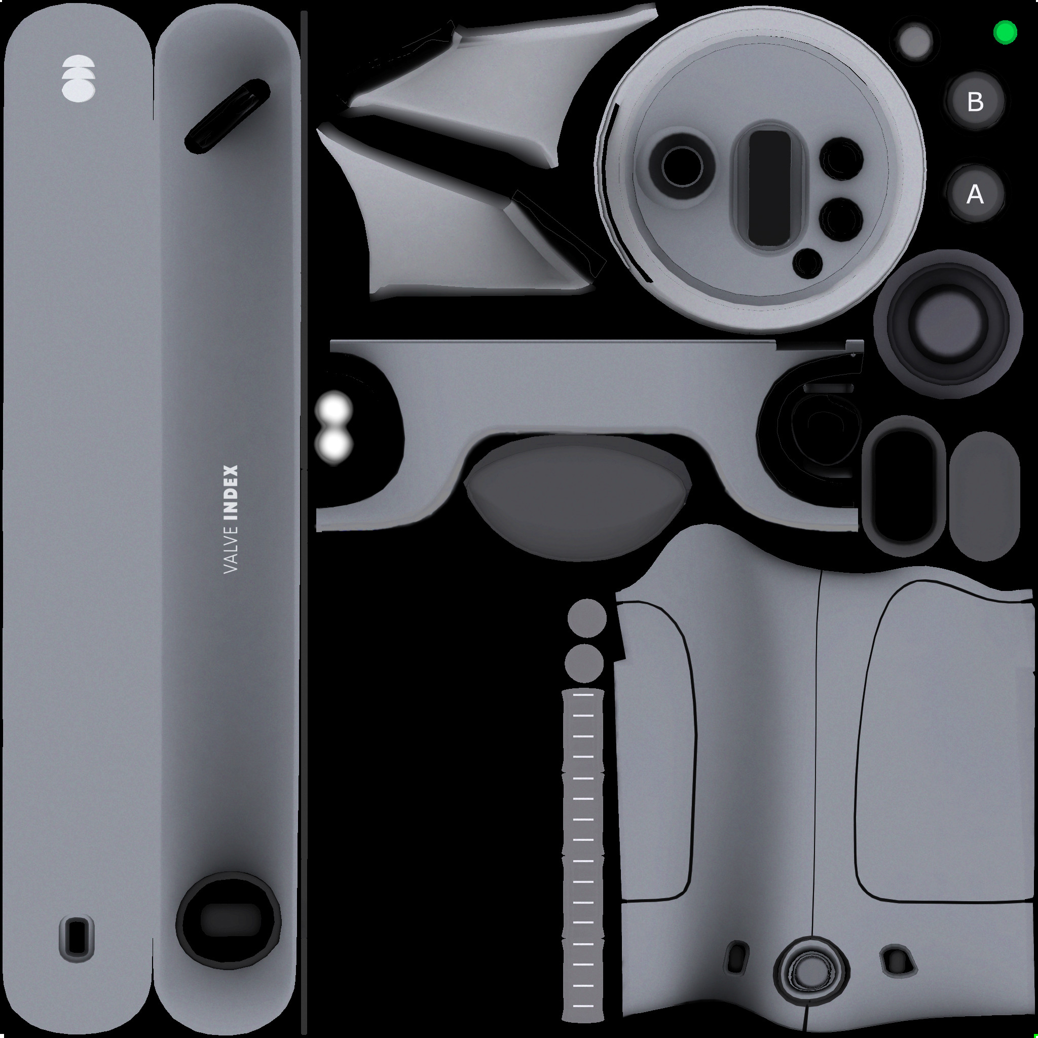 Index Controller Skin - Simple White [LEFT]