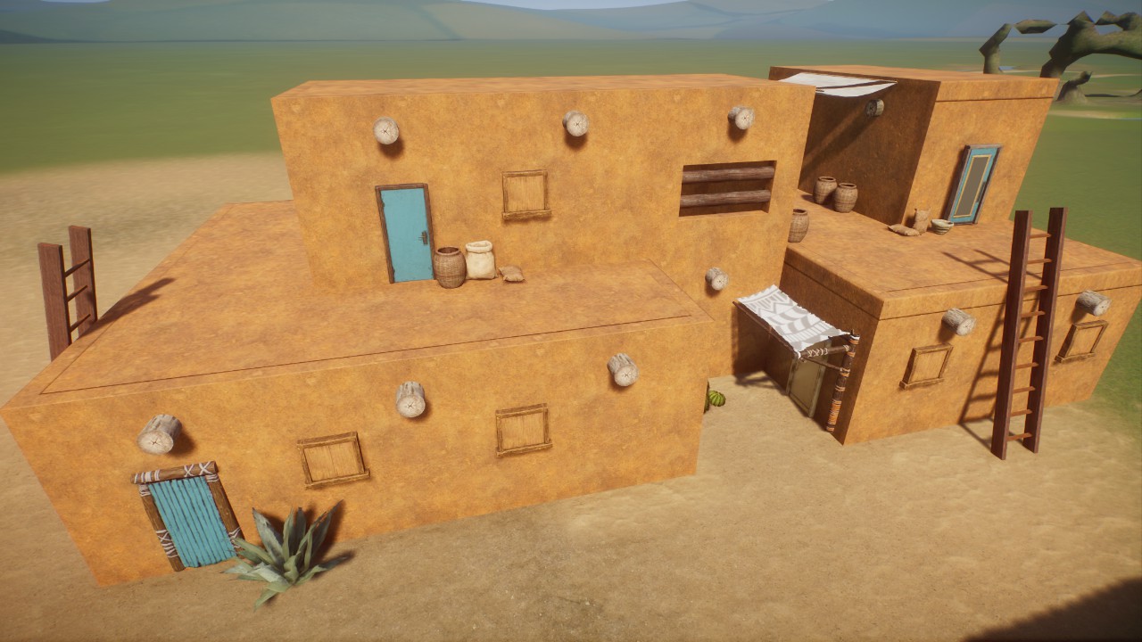 Pueblo Empty Building