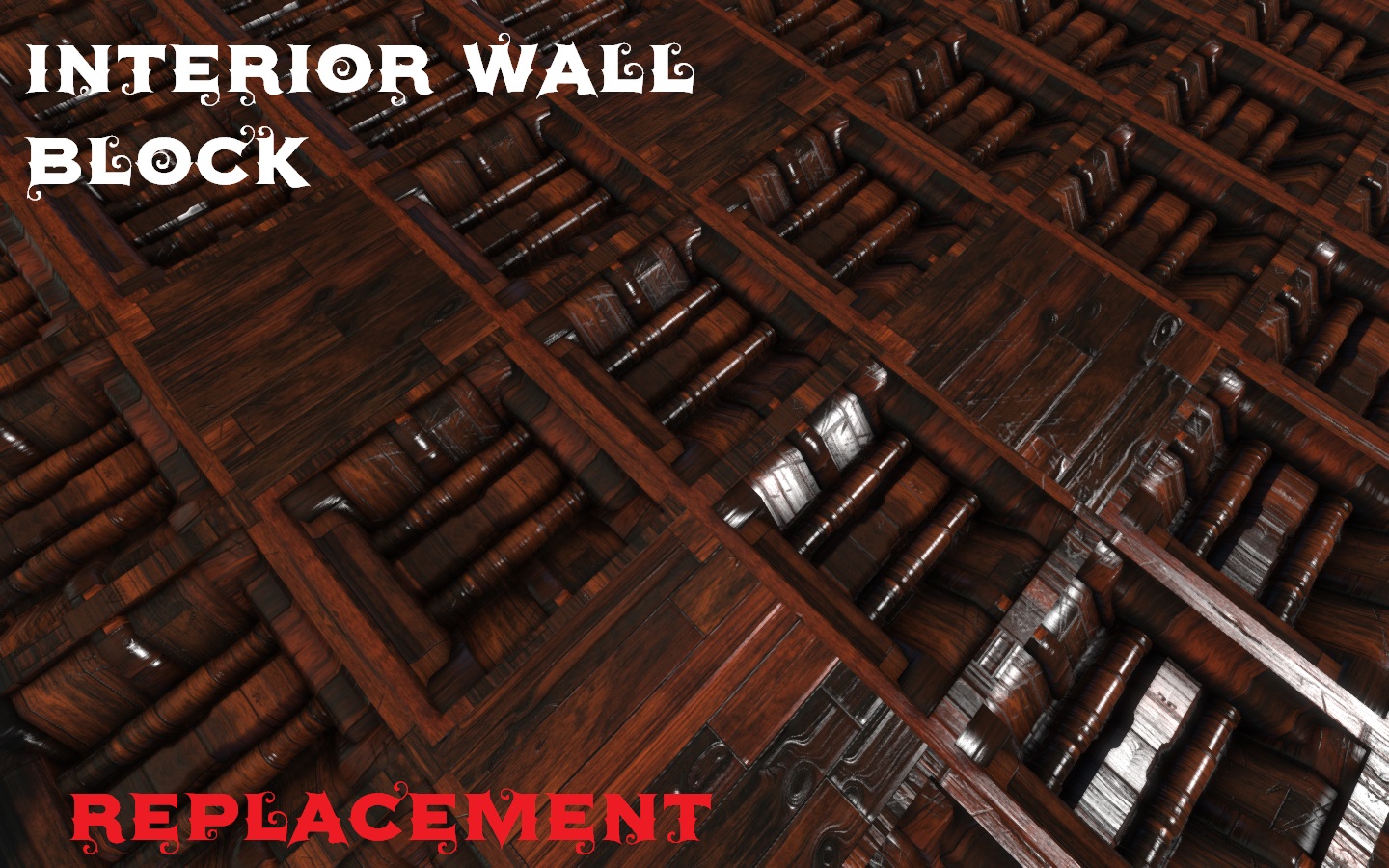 Planks  Wood InteriorWall Block preview