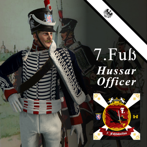 7. Fußbataillon Hussar Officer