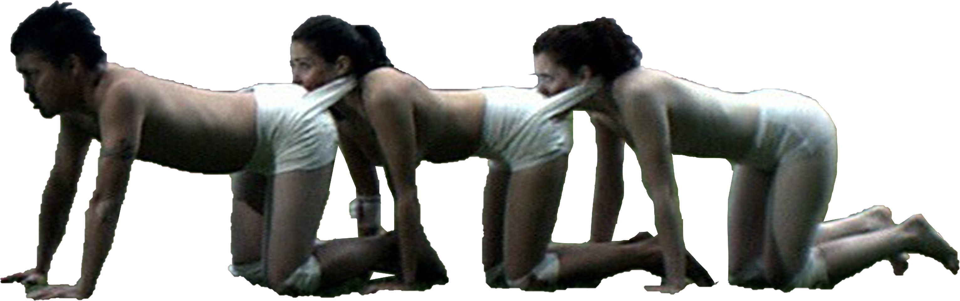 Human centipede building