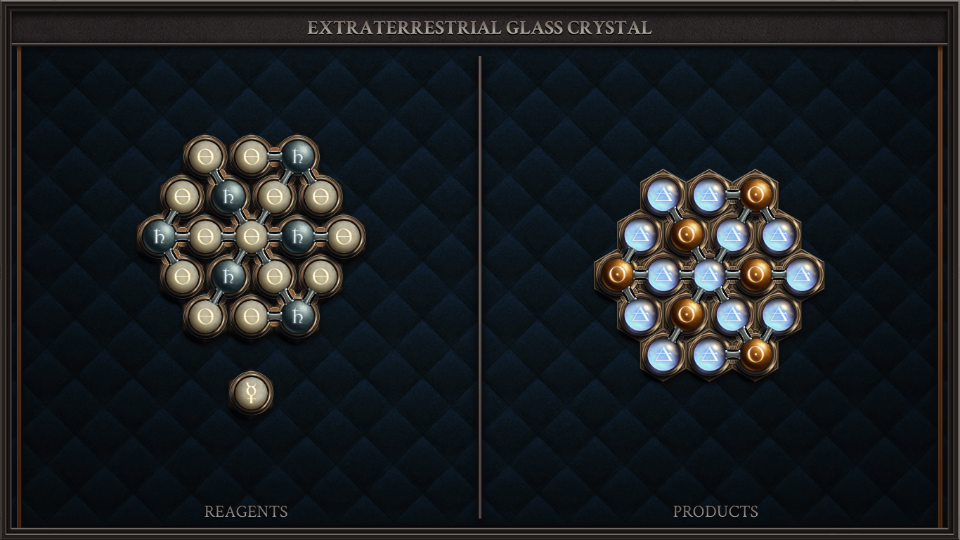 EXTRATERRESTRIAL GLASS CRYSTAL