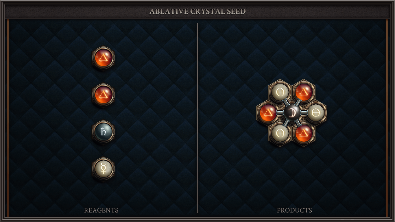ABLATIVE CRYSTAL SEED