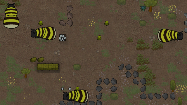 Megabees mod preview for RimWorld