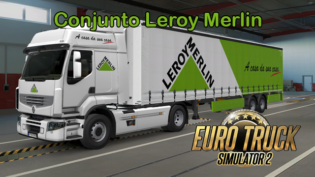 Skin Renault Premium e Reboque - Truck and Trailer - Leroy Merlin