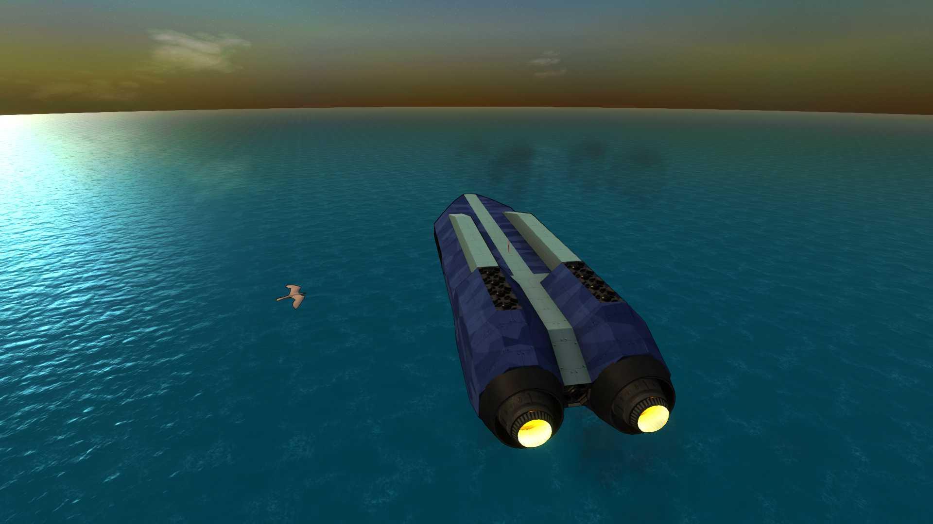 Thrust vectoring test craft