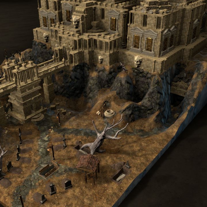 Vampire Manor - exterior view, neutral