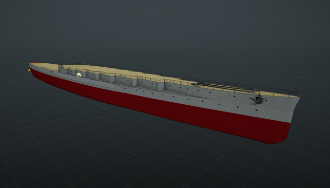 Japanese dreadnought hull