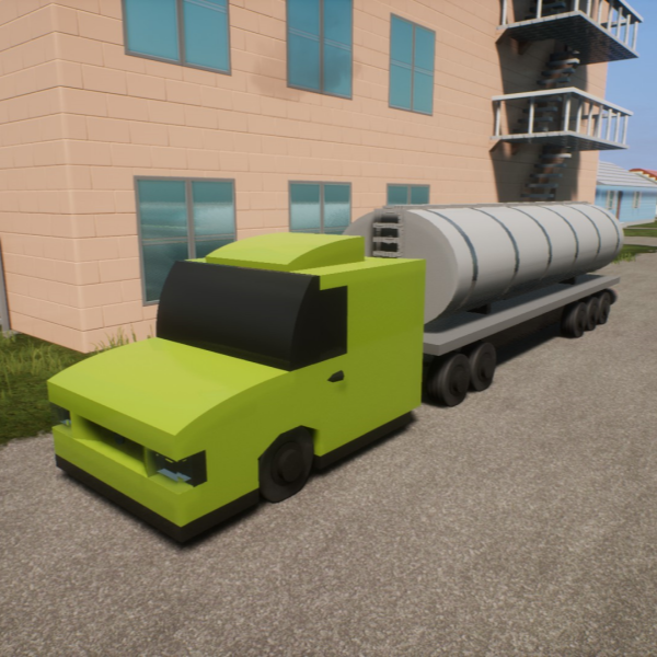 Tiny Tires US Truck - 3 Axle Food Tanker Trailer 2020