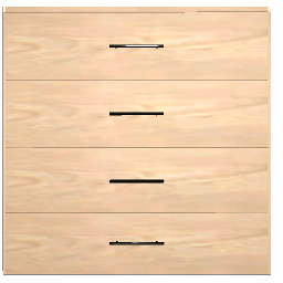 MCS Elm - Wide Drawer Unit
