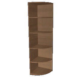 5 Tier Corner Shelf - Cedar
