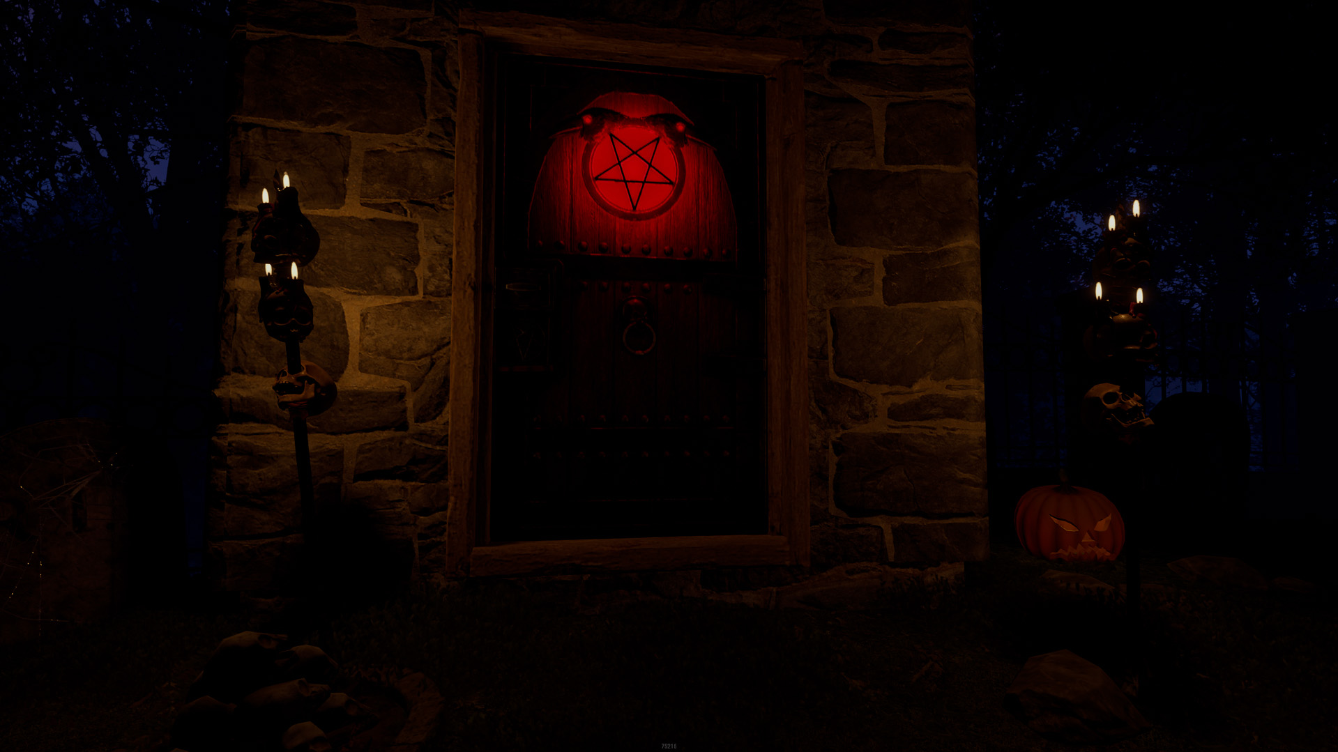 Demonic Raven Door
