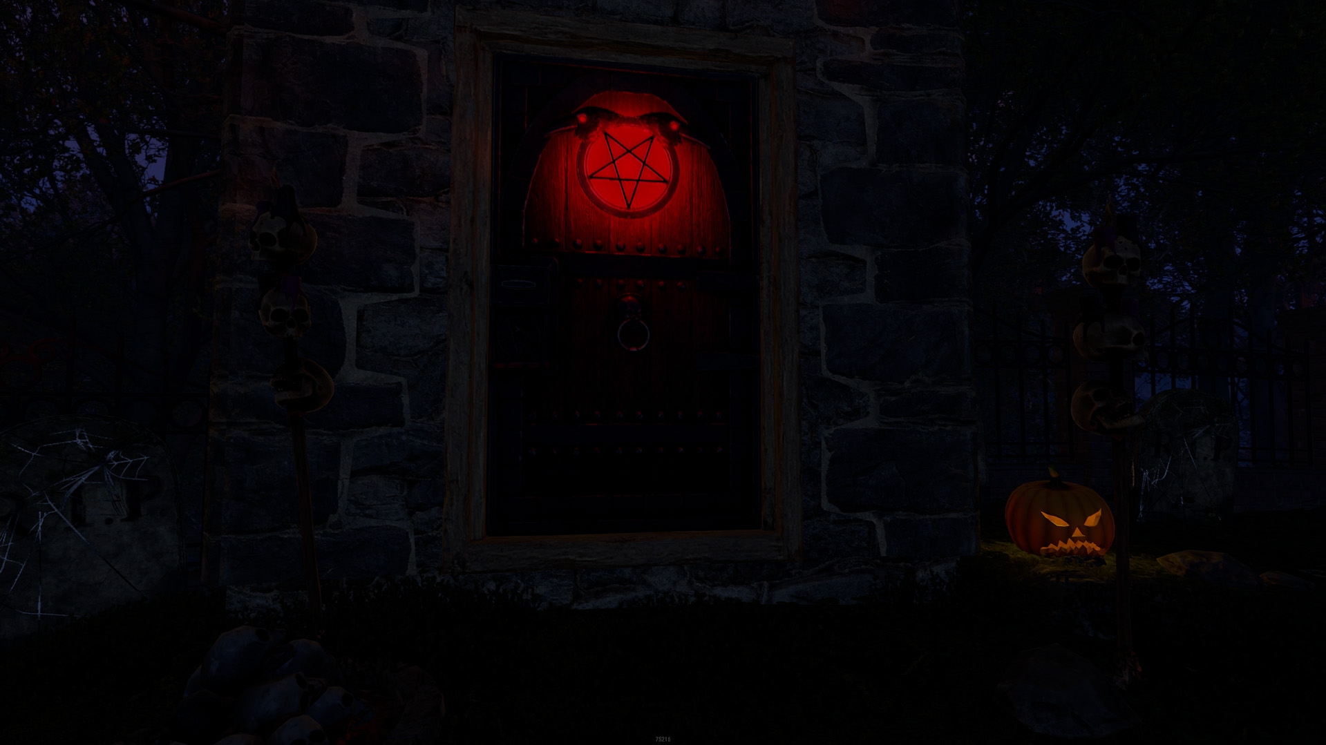 Demonic Raven Door