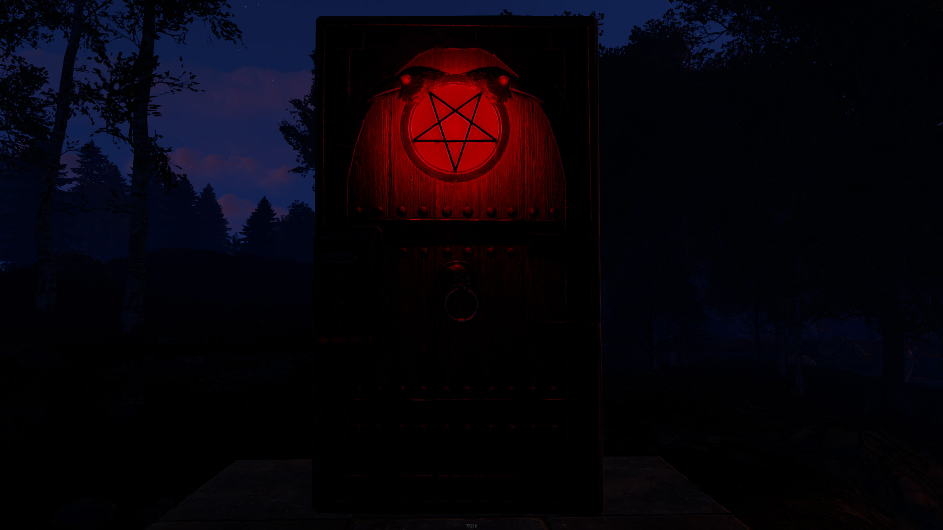 Demonic Raven Door