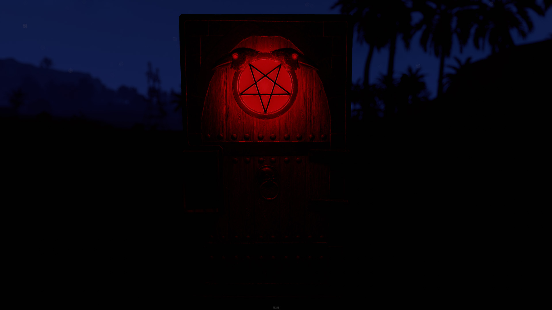 Demonic Raven Door