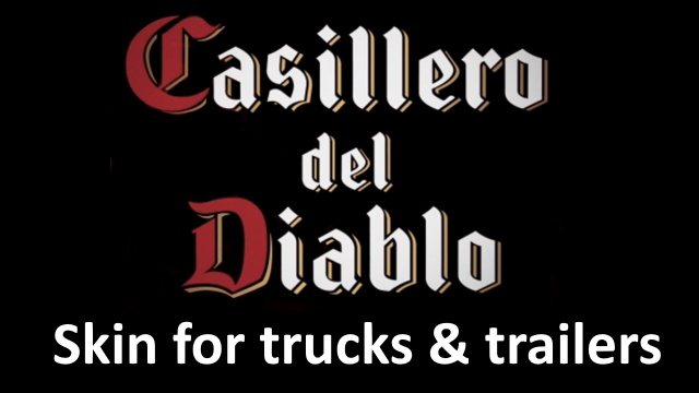Casillero del Diablo skin for trucks & trailers