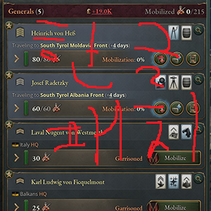 Dense Military Tab for korean