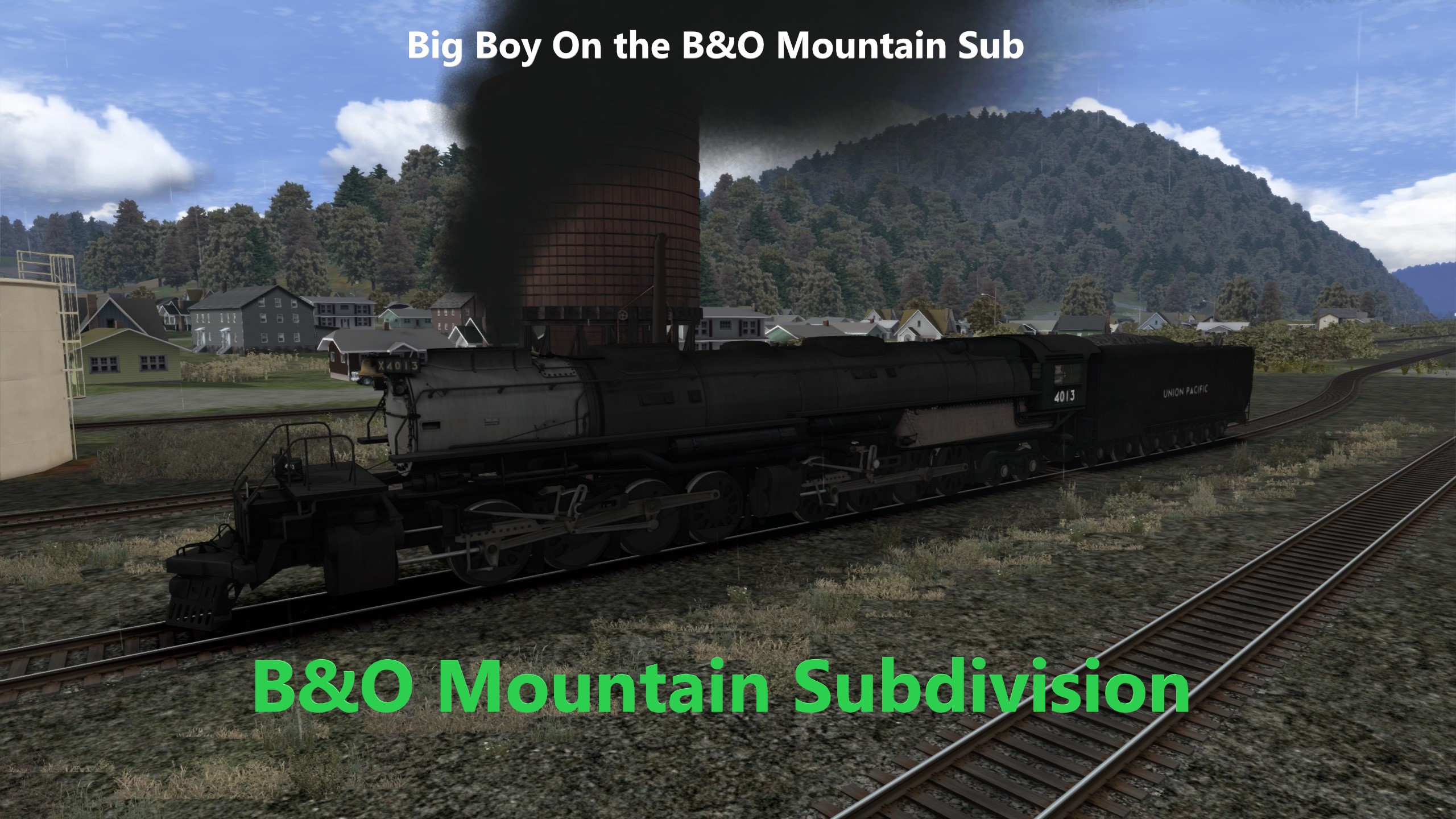 Big Boy on the B&O Mountain Sub