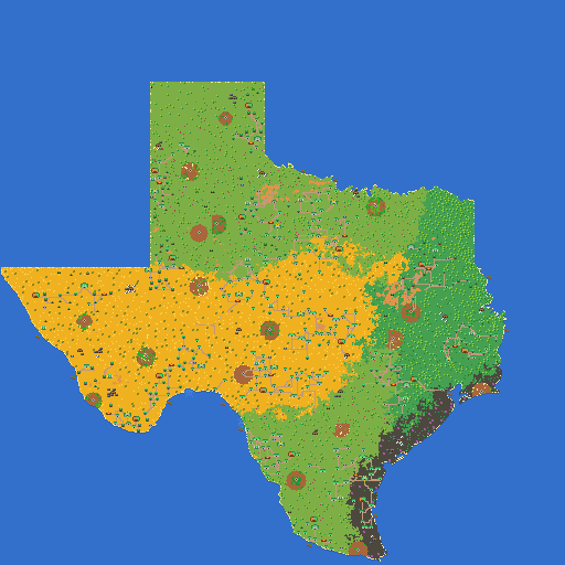 Texas with People
