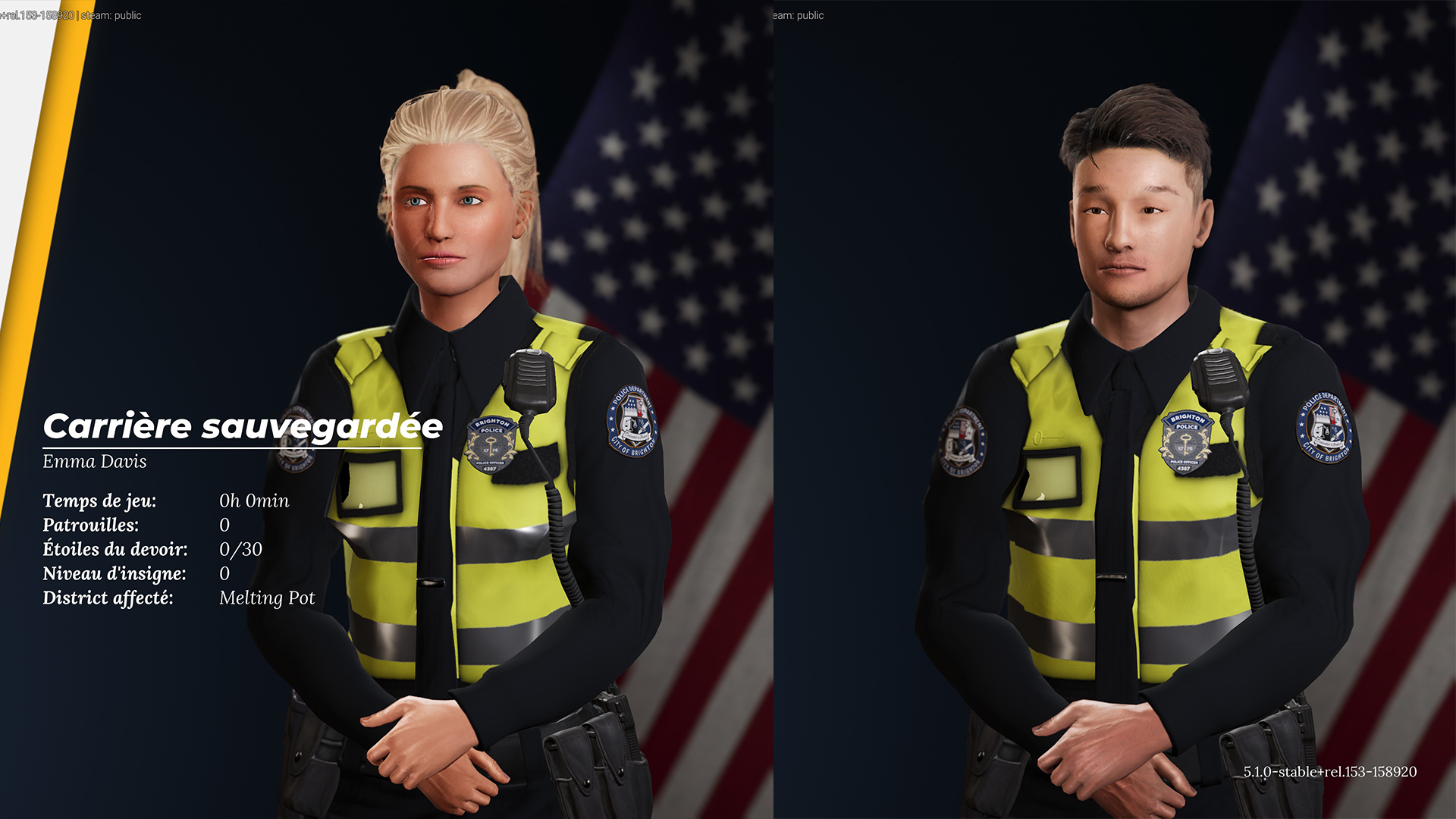 Brighton Police Uniform with Safty Vest