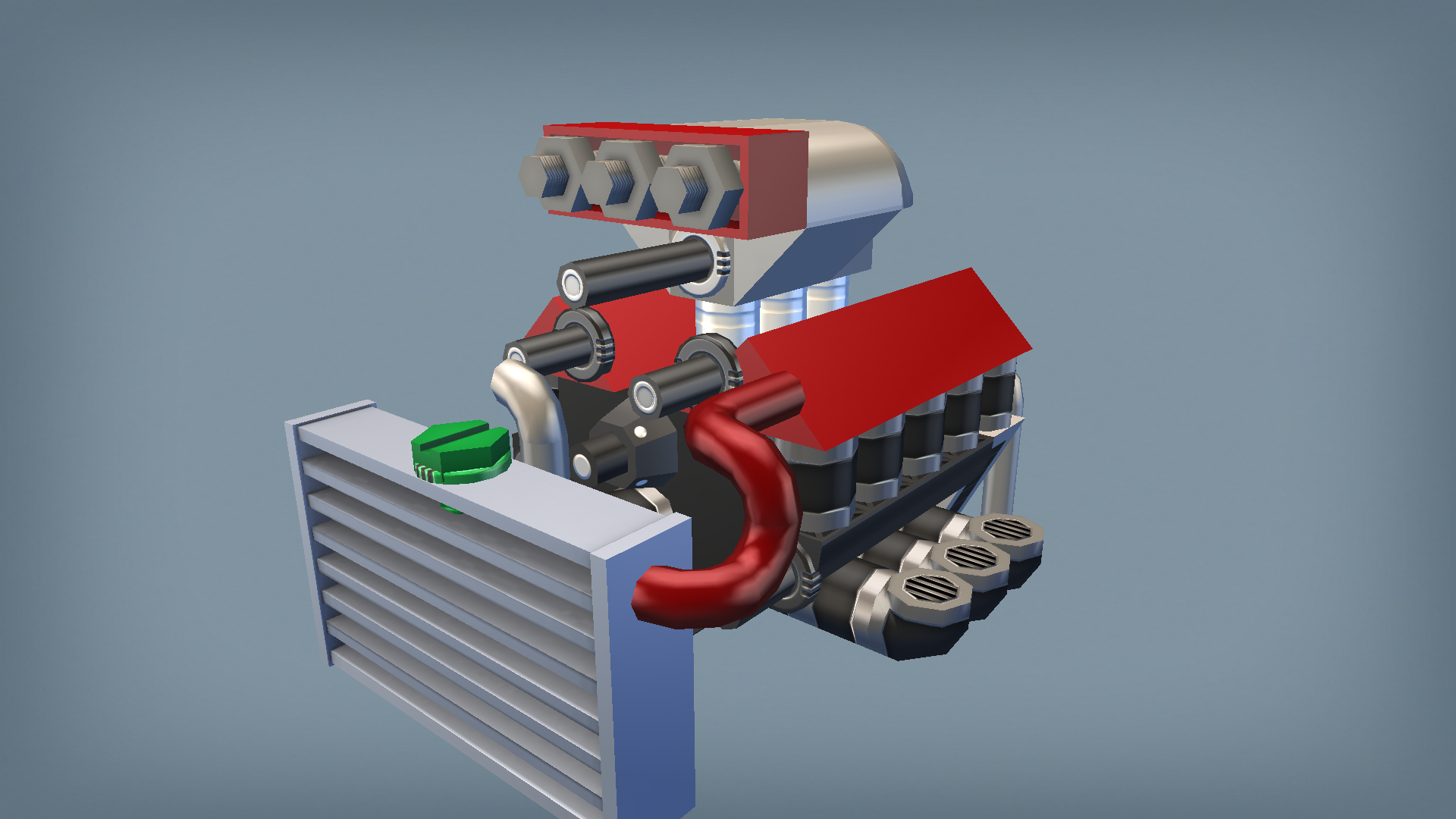 V10 Turbocharged Engine