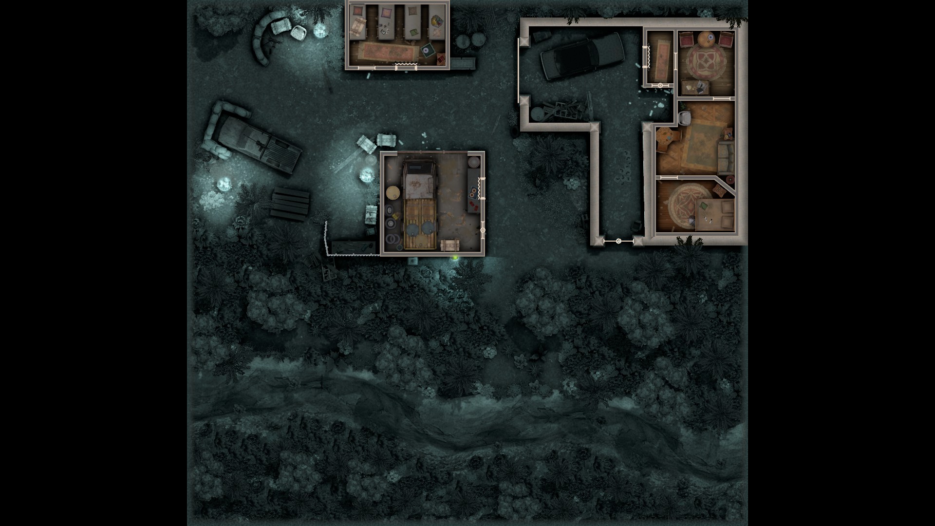 Mountain Safehouse (Night)
