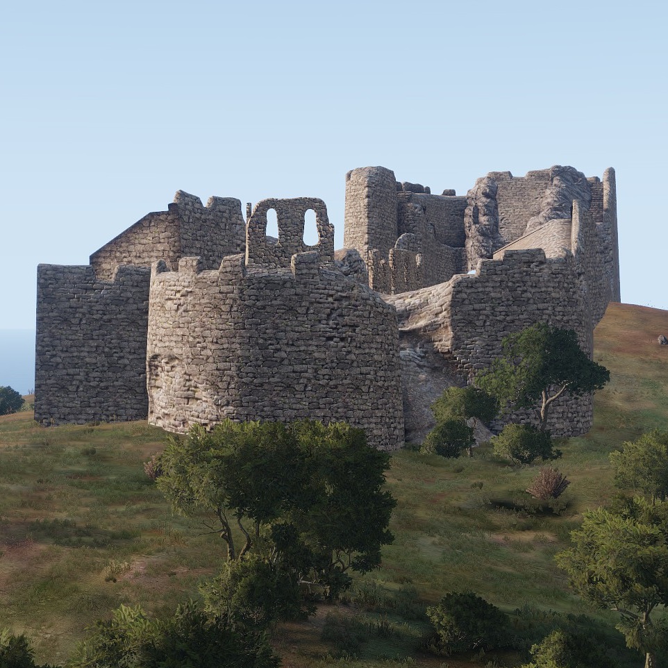 3DEN Altis Castle Objects VANILLA