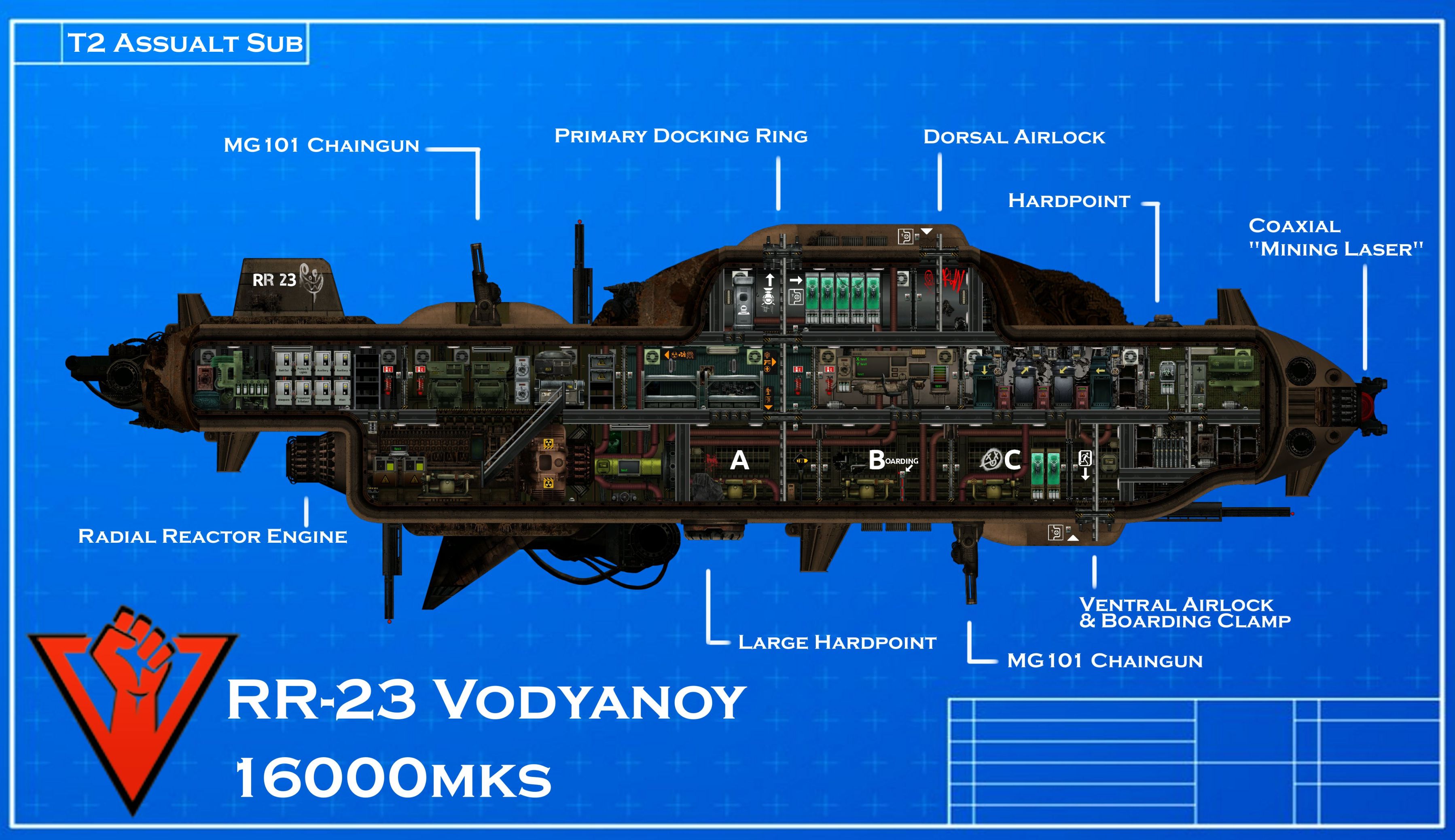 RR-23 Vodyanoy – Barotrauma Mod