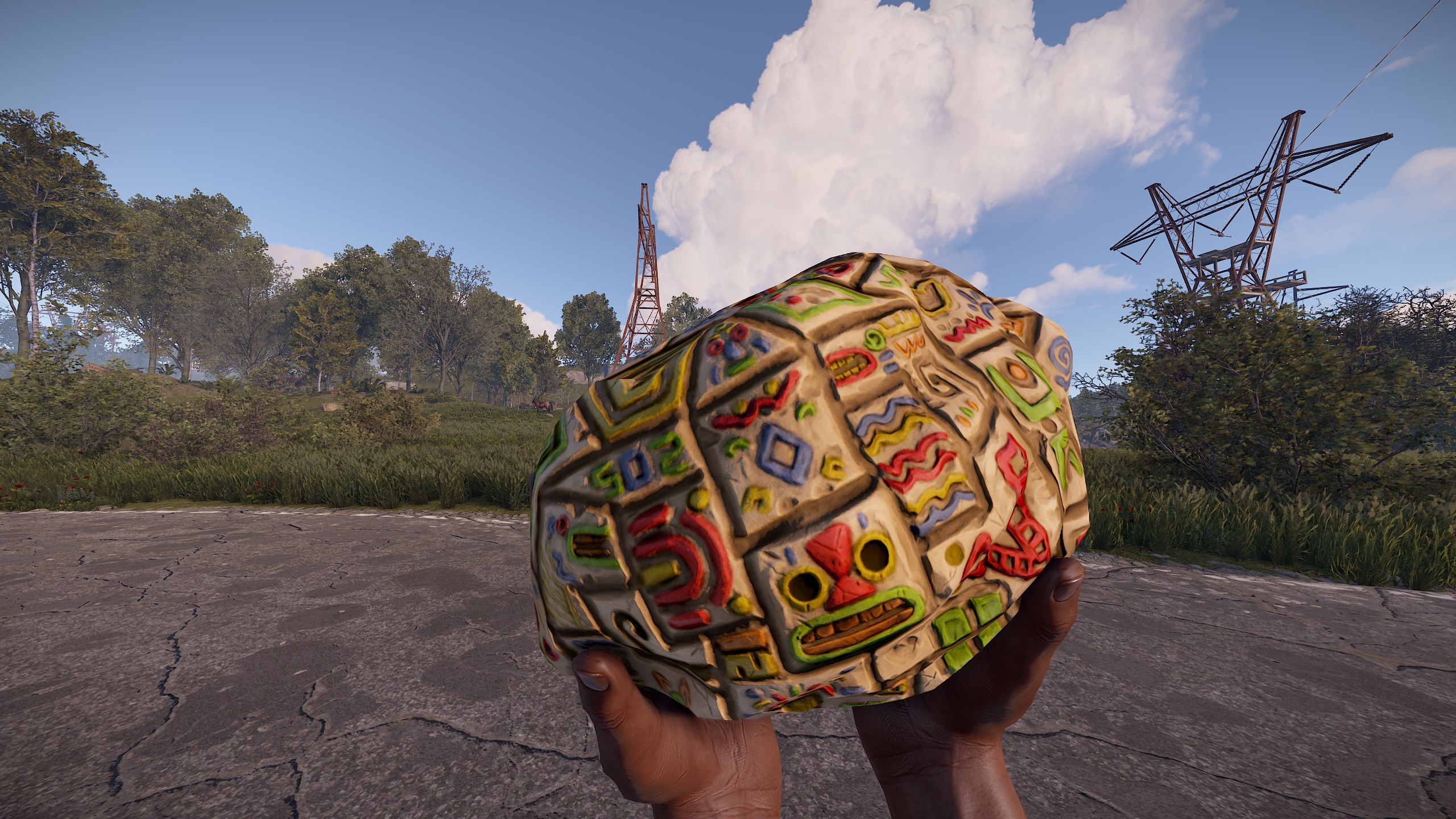 Ancient Squiggles Rock