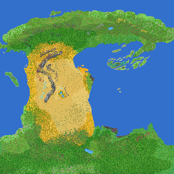 Map of Pangea