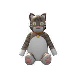 Large Stuffed Cat- V4