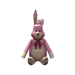 Large Stuffed Bunny- Pink